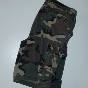Mens Camo Cargo Shorts